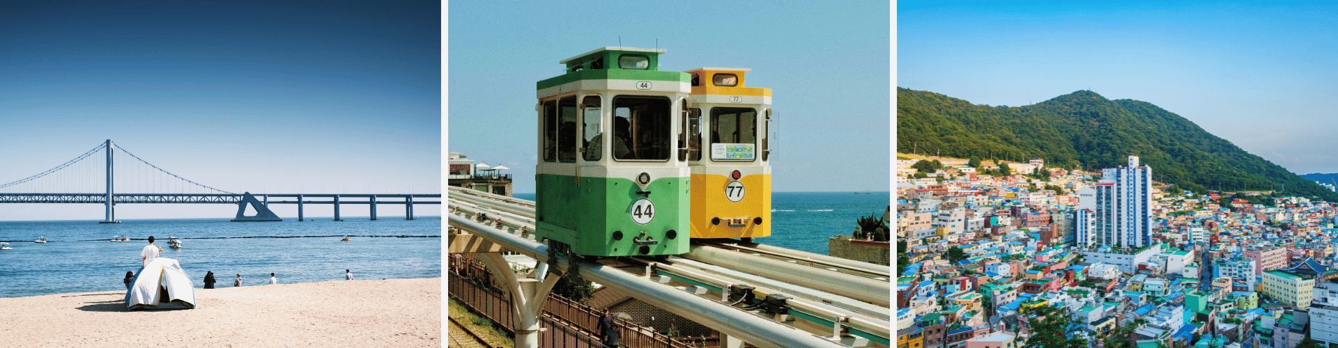 STC Day 7 Beach, tram, cityscape, vibrant colors
